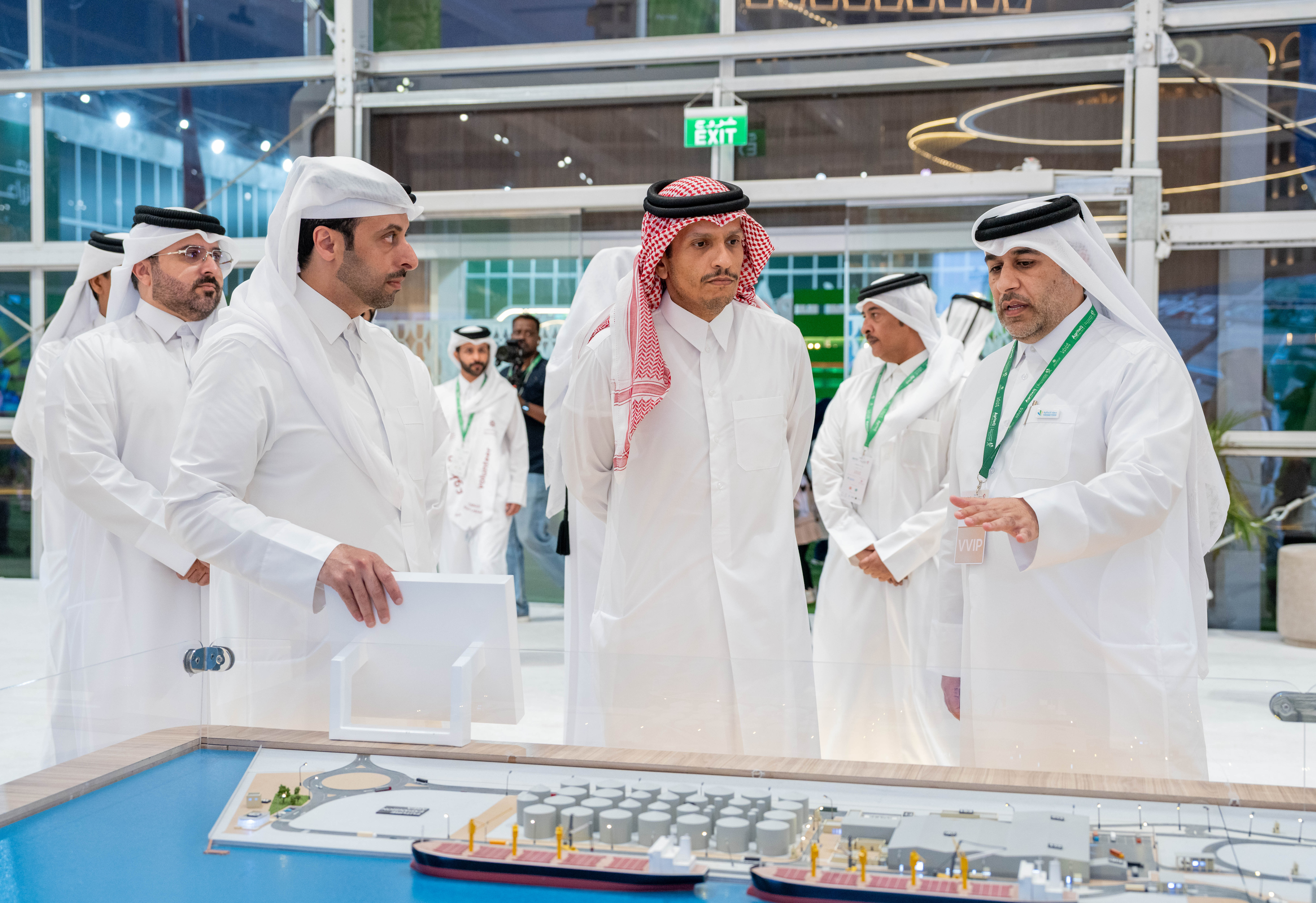 زيارات رفيعة المستوى لجناح حصاد الغذائية خلال معرض أجريتك 2026