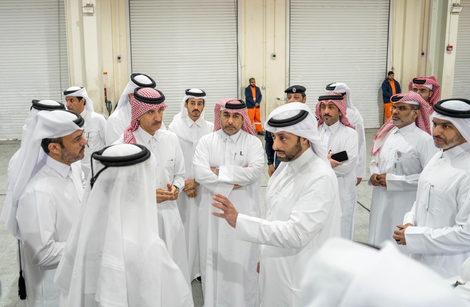 حصاد الغذائية تشارك في الزيارة التفقدية لمنفذ أبو سمرة الحدودي