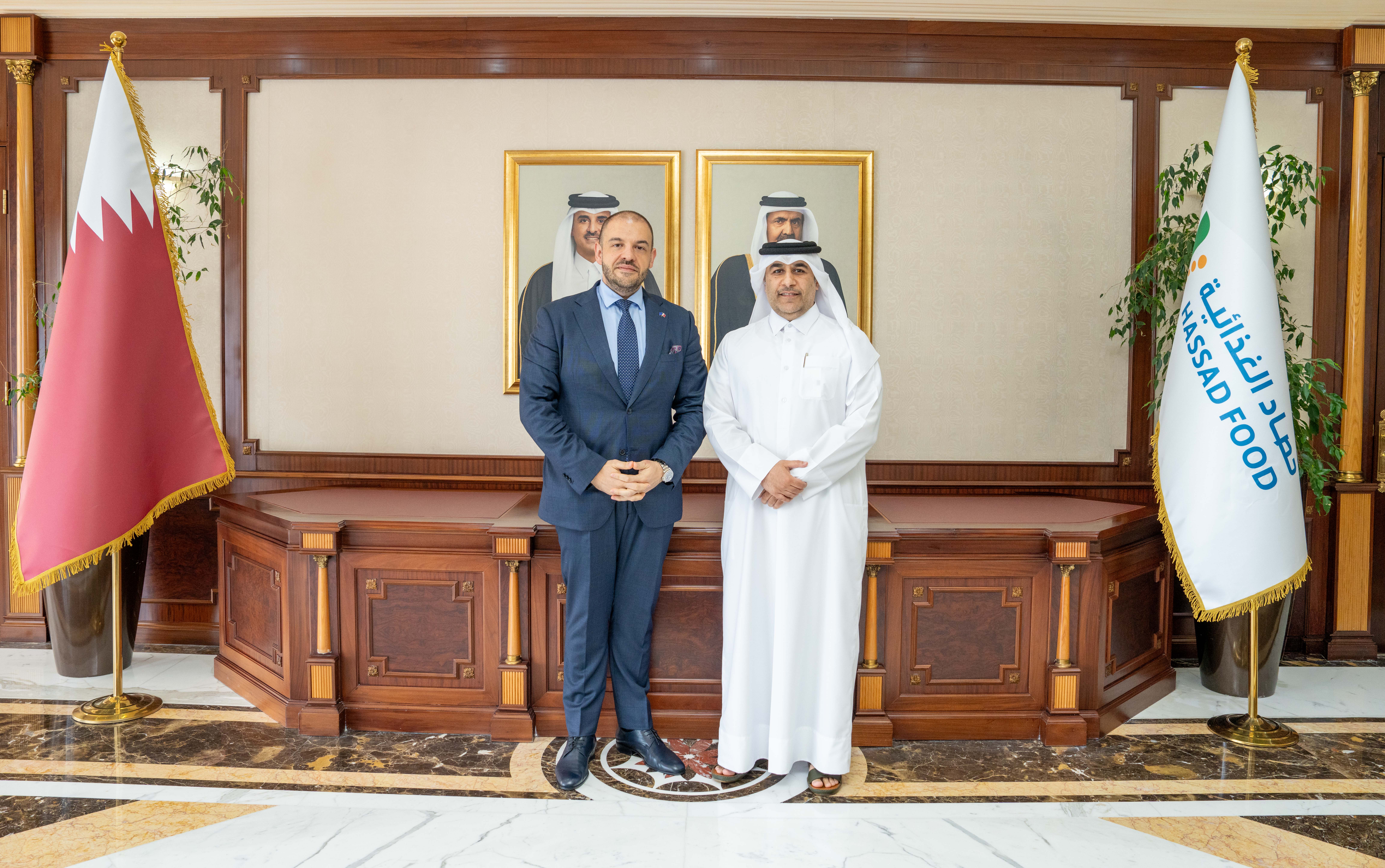 الشراكة الاستراتيجية مع بعثة الاتحاد الأوروبي لدى دولة قطر لدعم الأمن الغذائي الوطني